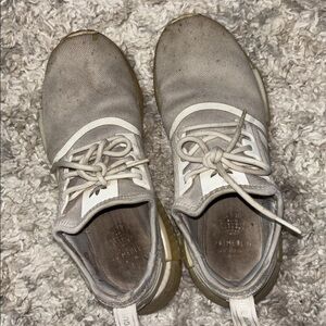 ADIDAS NMD LADIES Gray and White Athletic Sneakers size 7.5